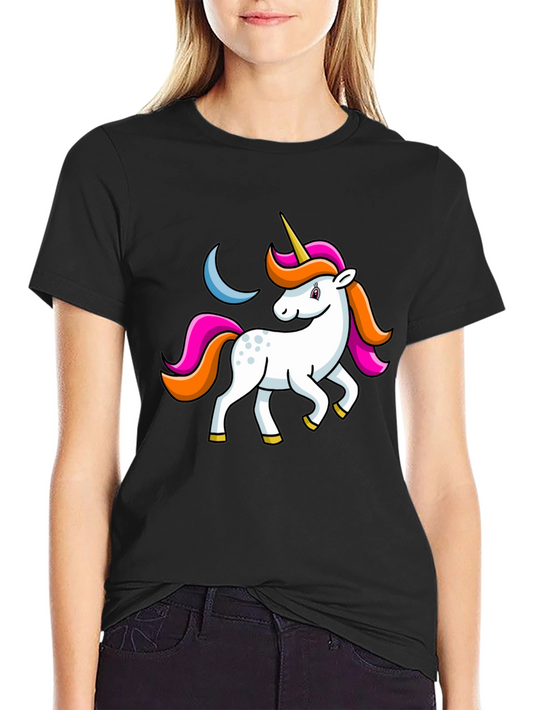 Unicorn Graphic Tee - Mens Black T-Shirt