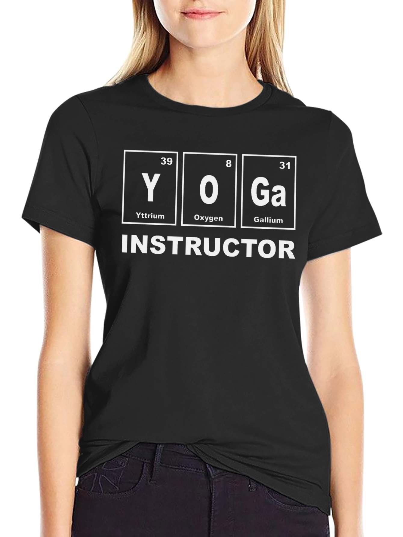 Yoga Instructor Periodic Table T-Shirt