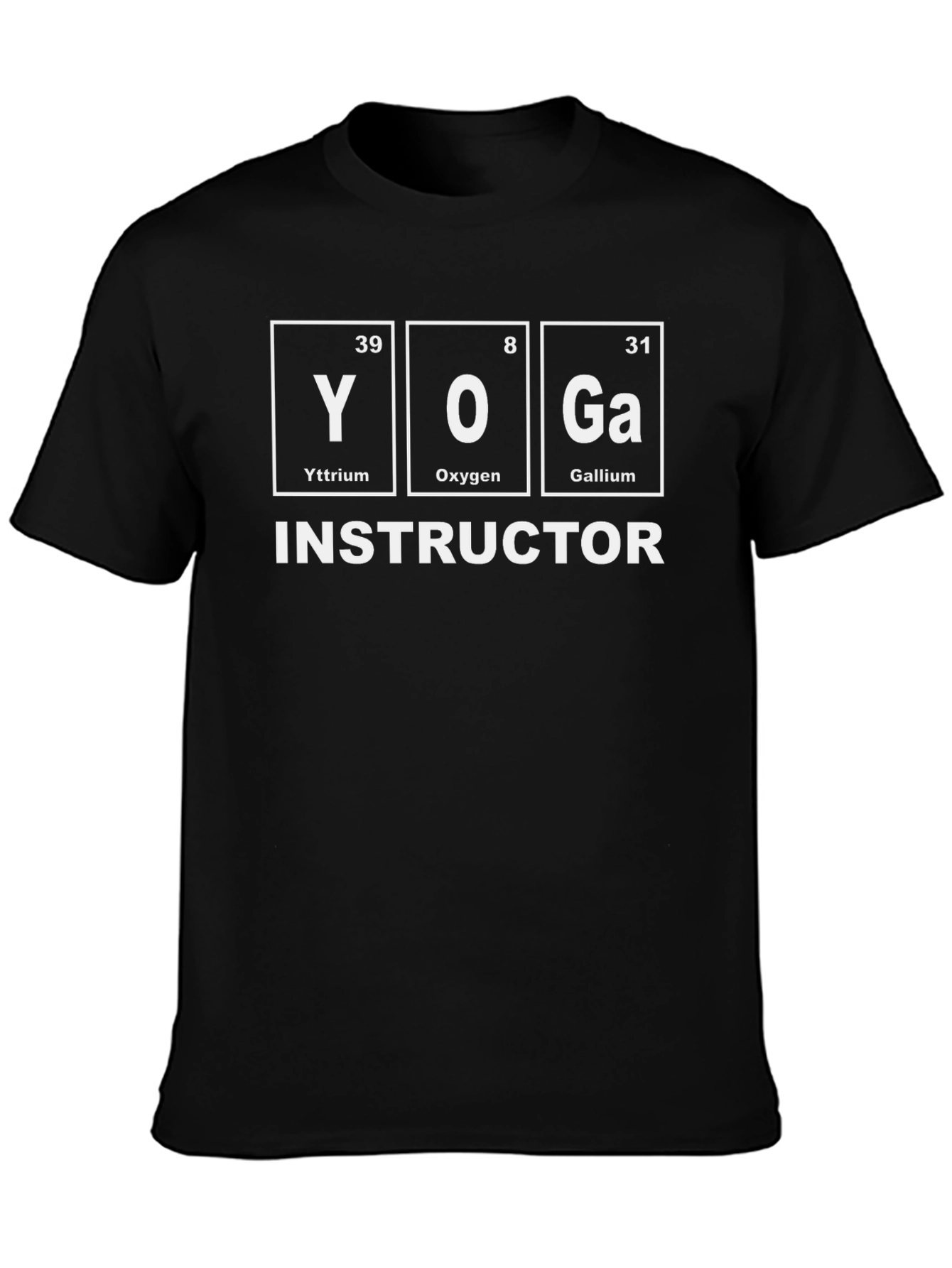 Yoga Instructor Periodic Table T-Shirt