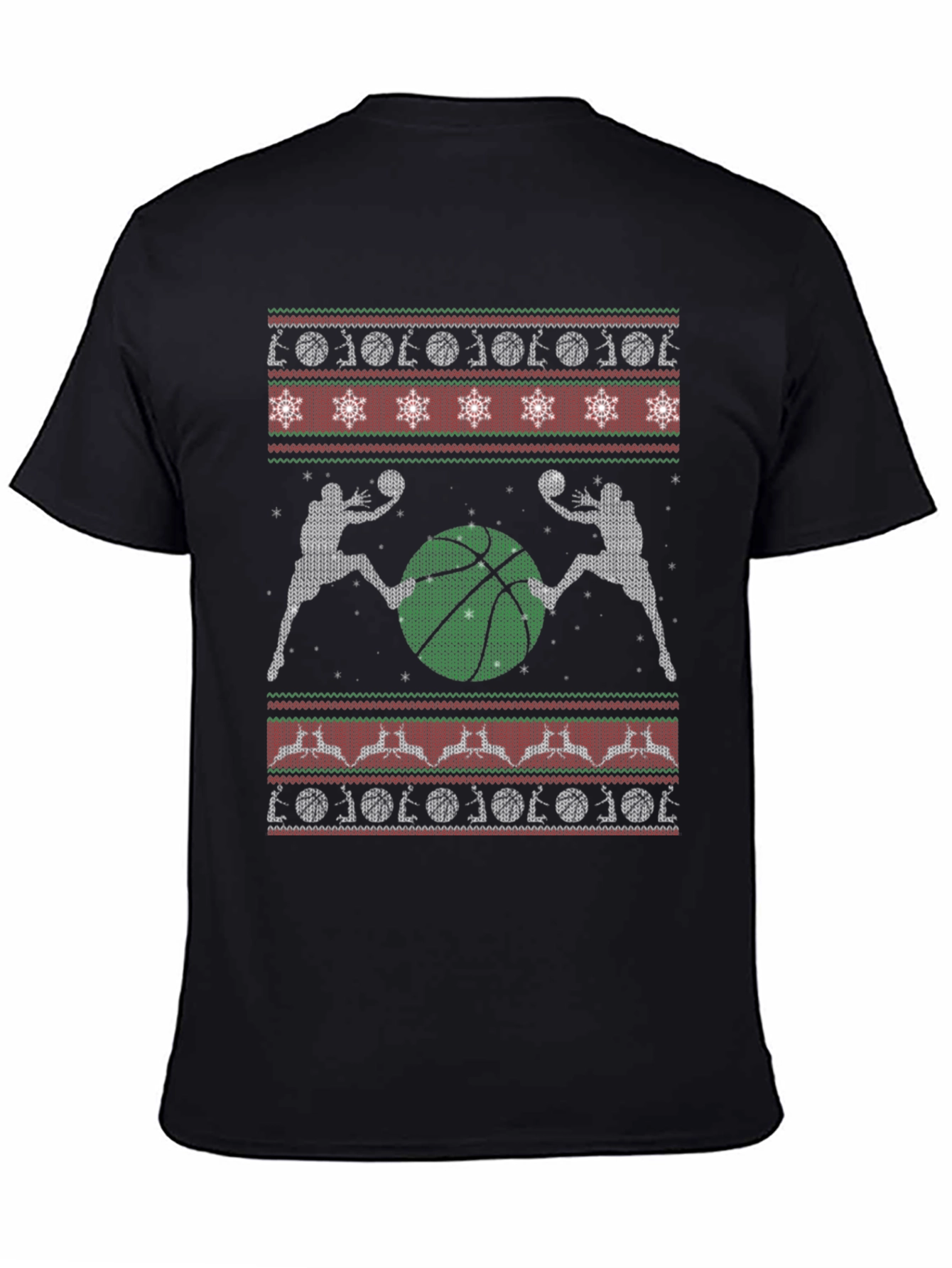 Basketball Christmas Sweater T-Shirt