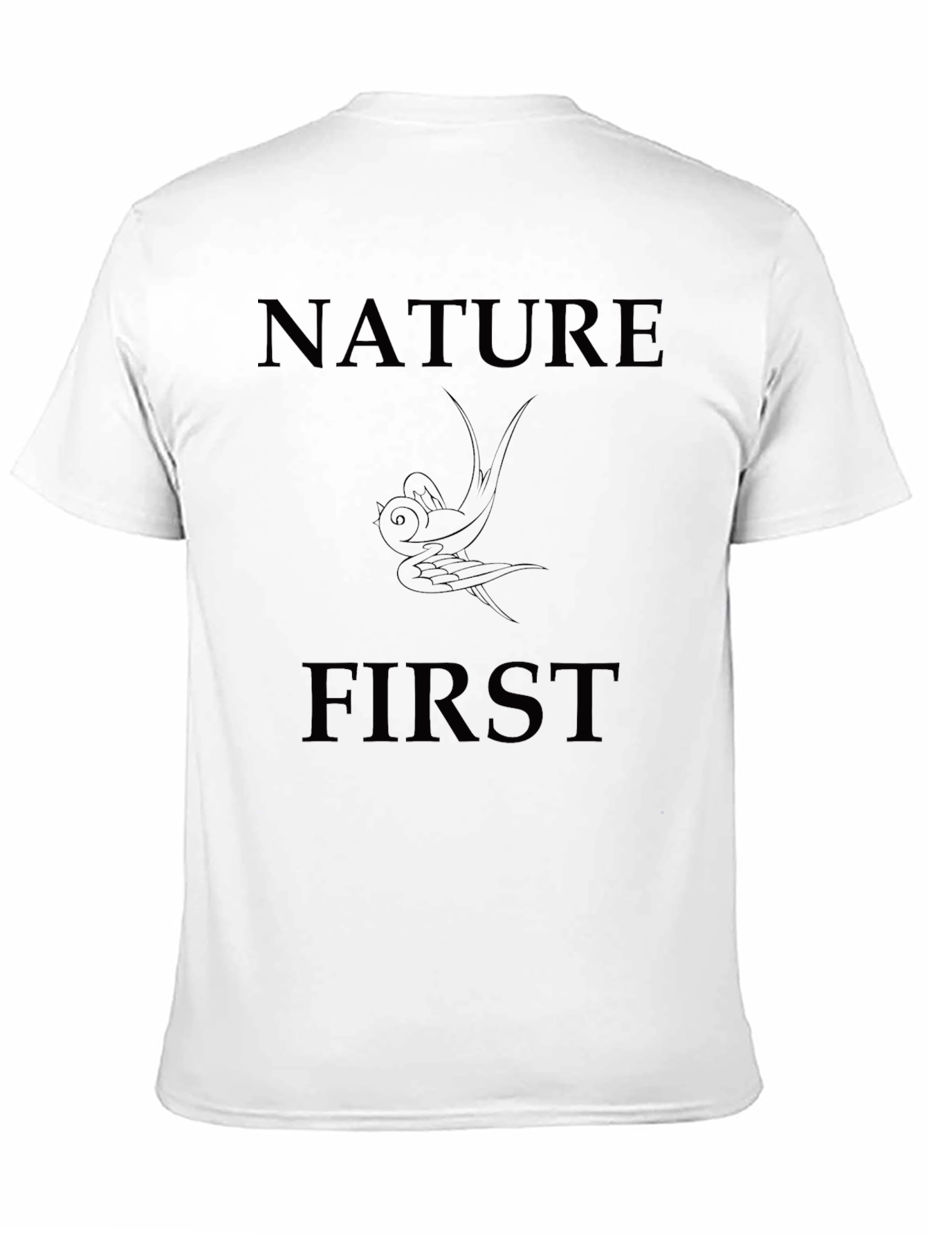 Nature First Graphic Tee - Black