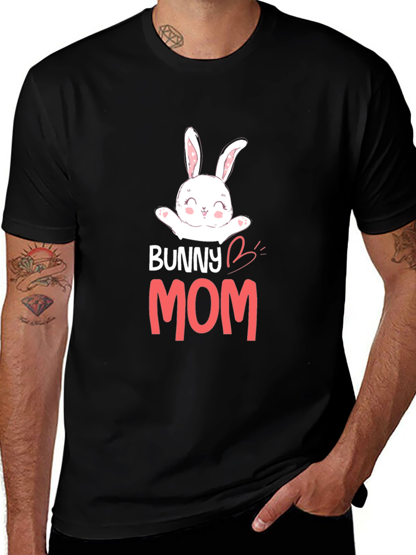 Bunny Mom Graphic T-Shirt