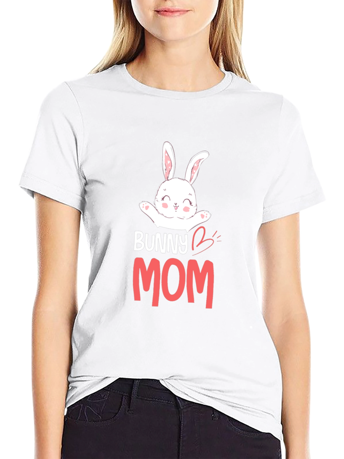 Bunny Mom Graphic T-Shirt