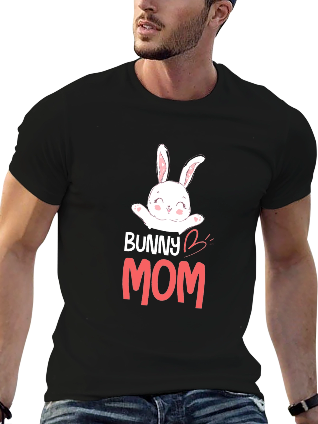 Bunny Mom Graphic T-Shirt