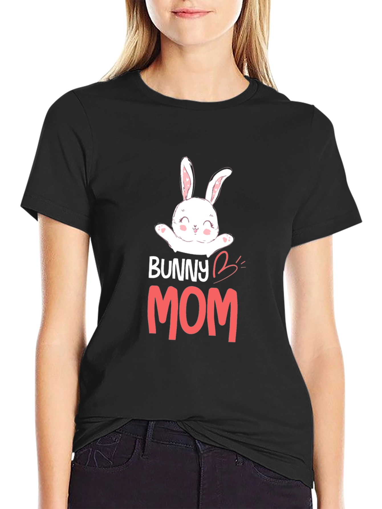 Bunny Mom Graphic T-Shirt