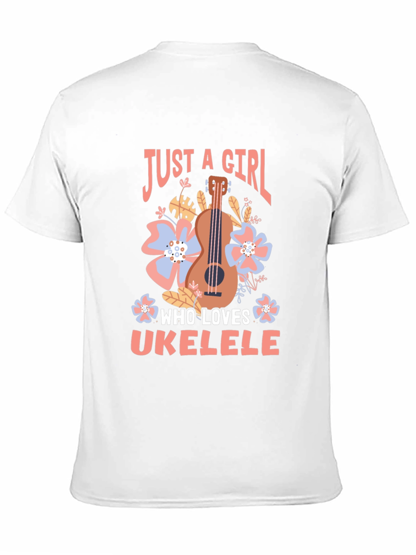 Just a Girl Who Loves Ukulele T-Shirt