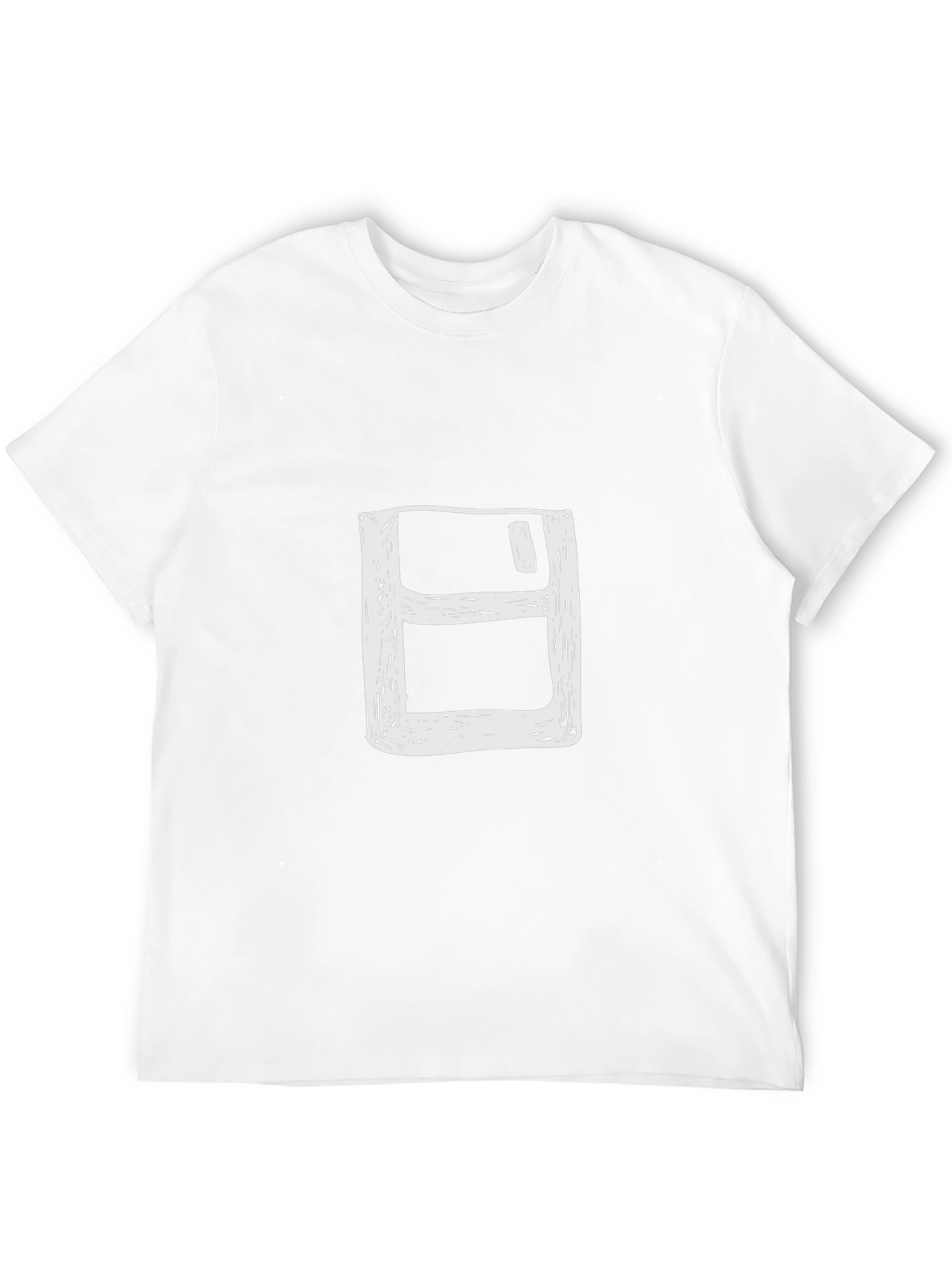 Retro Floppy Disk T-Shirt - Geeky Computer Tee