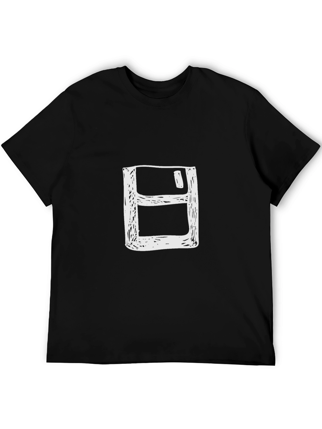 Retro Floppy Disk T-Shirt - Geeky Computer Tee