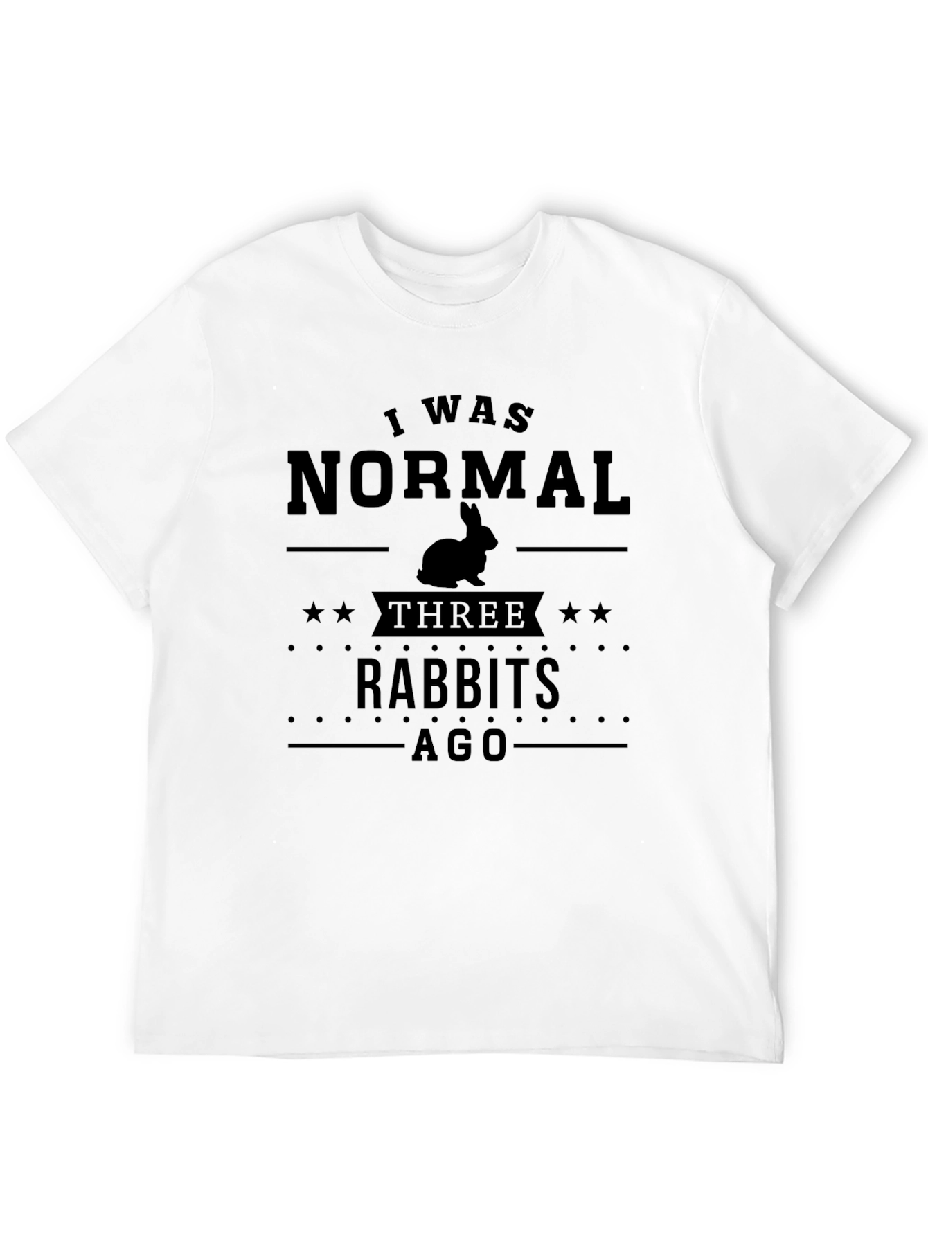 I Was Normal Three Rabbits Ago T-Shirt