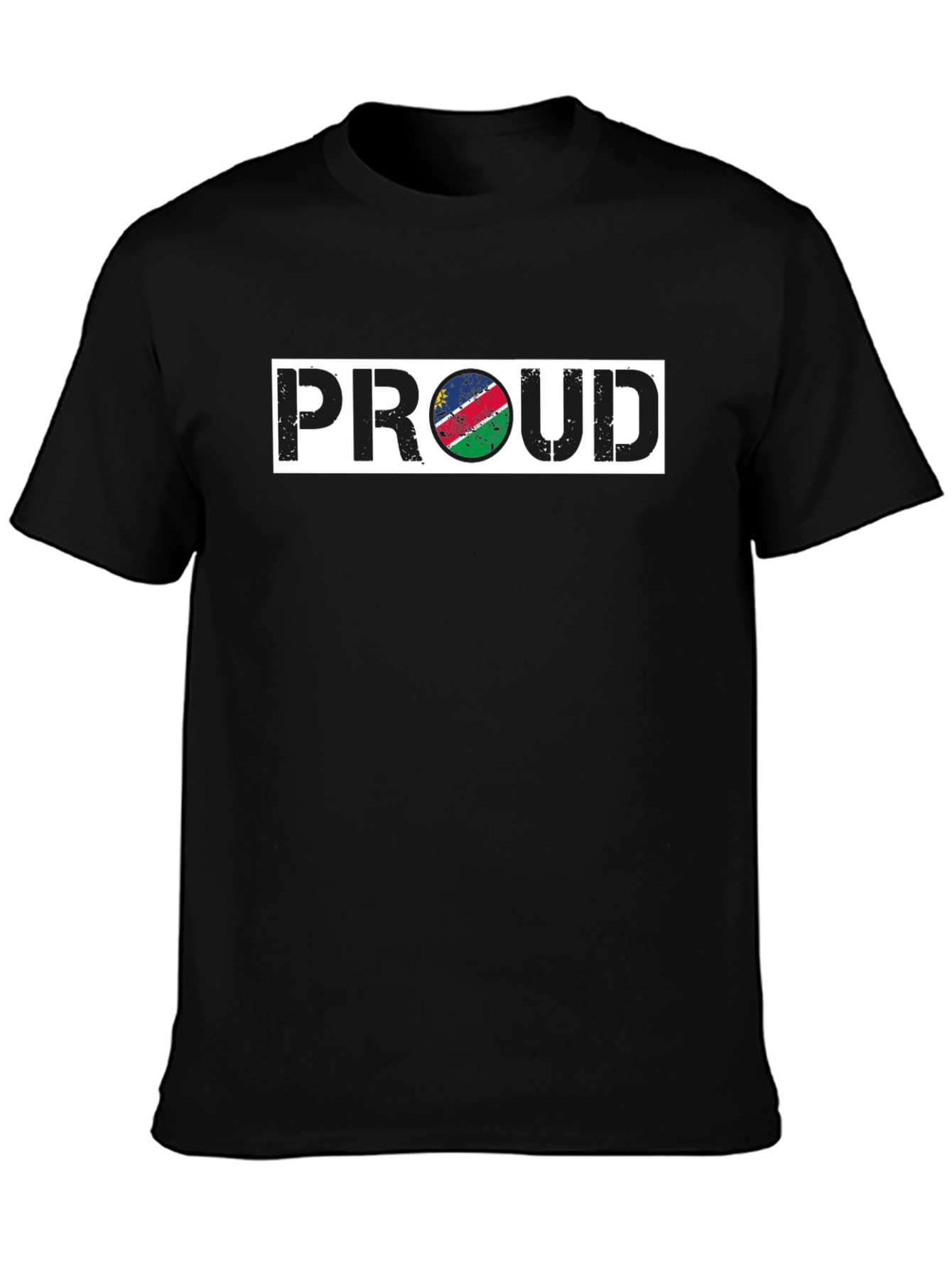 Namibia Flag Pride T-Shirt - Black