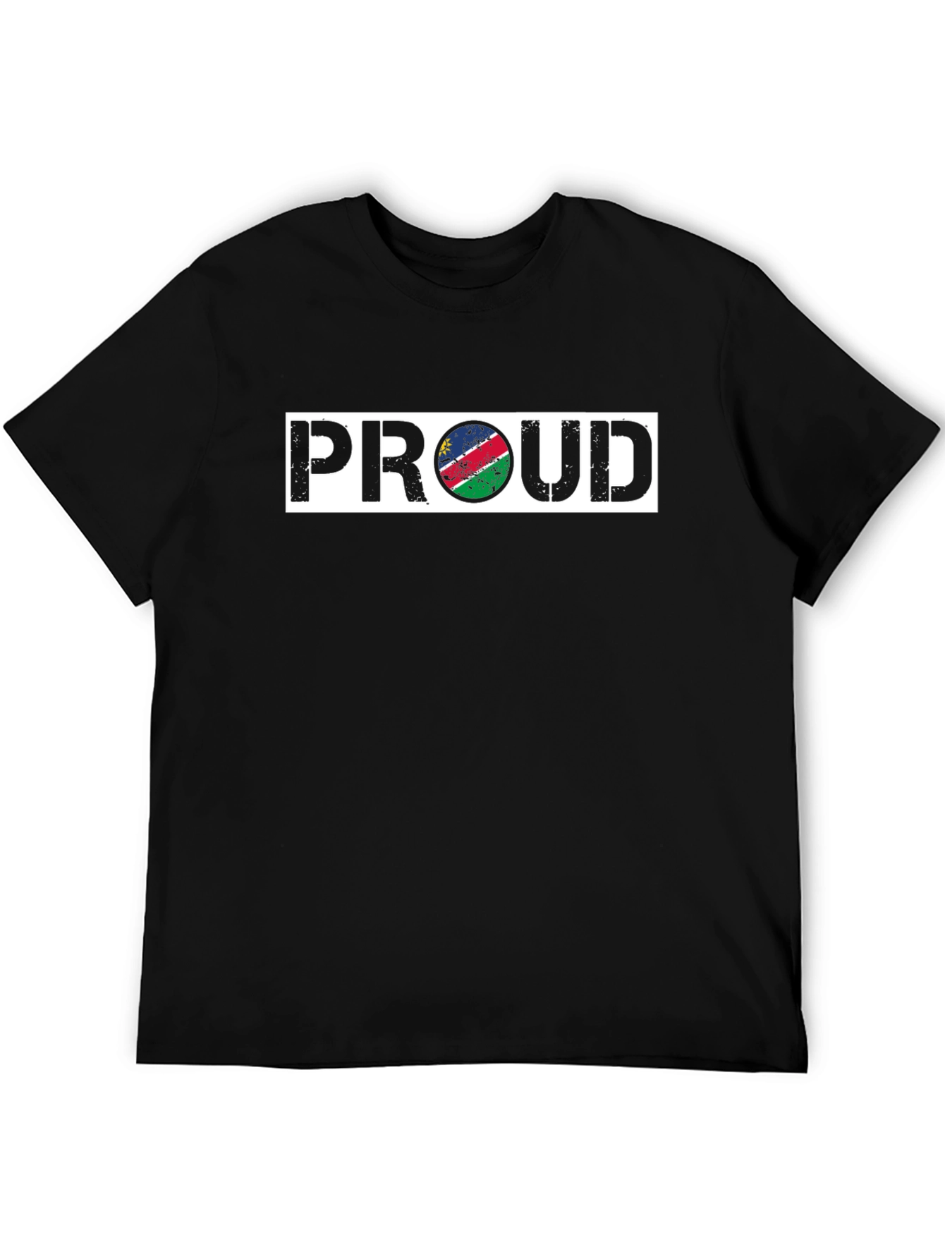 Namibia Flag Pride T-Shirt - Black