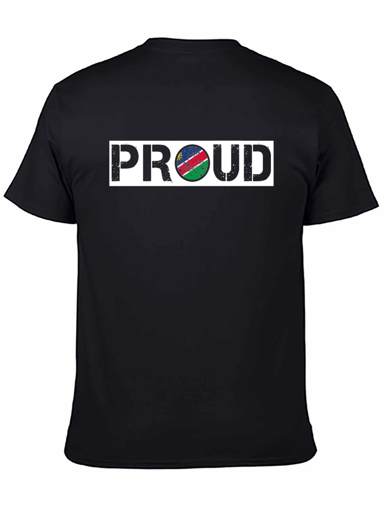 Namibia Flag Pride T-Shirt - Black