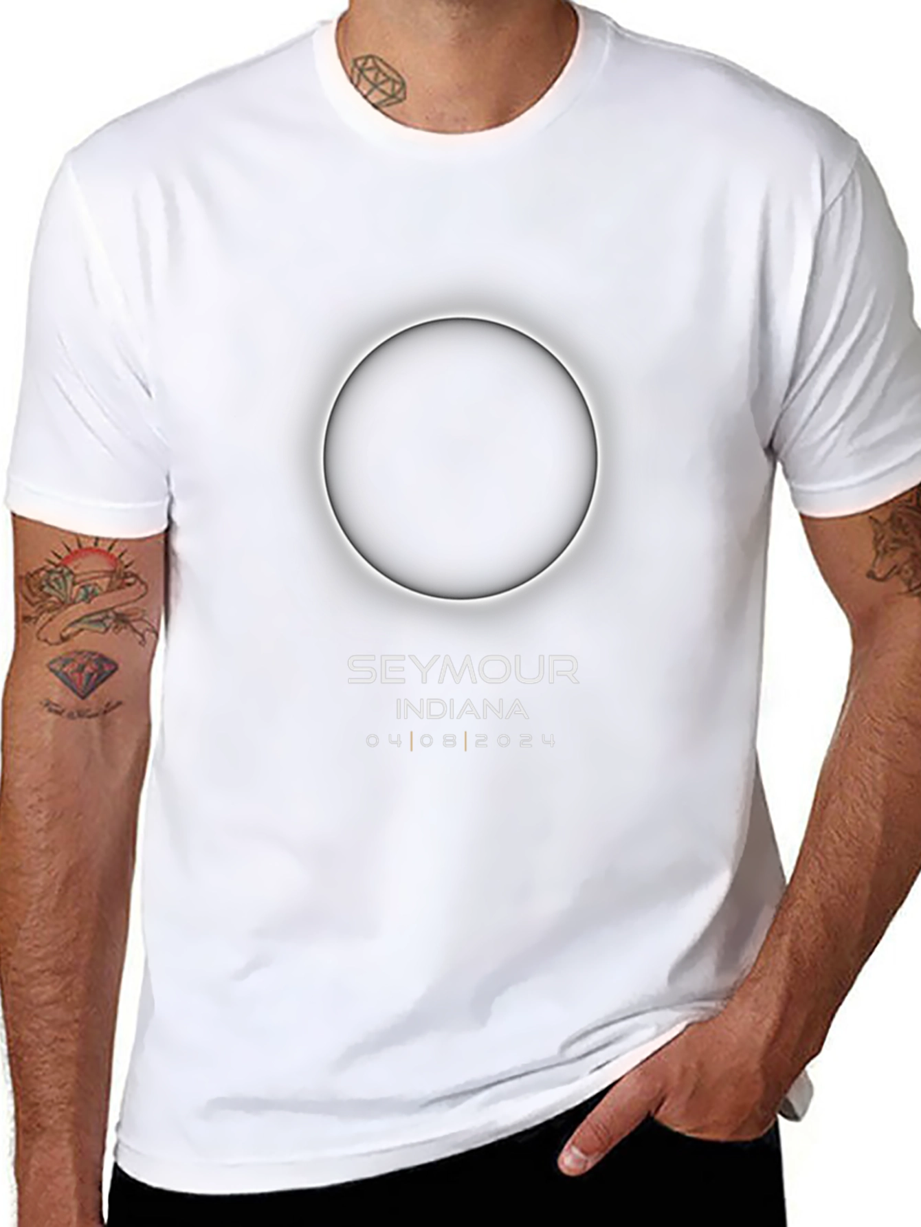 Seymour Indiana 2024 Eclipse T-Shirt