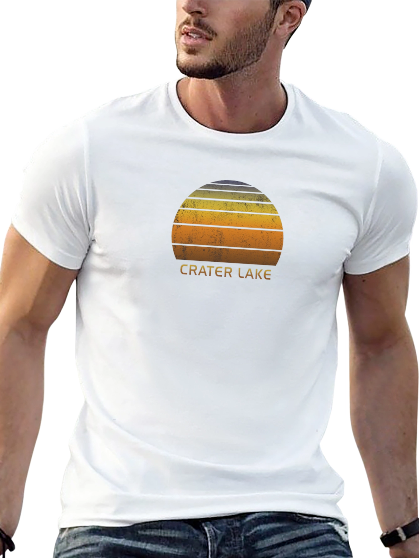 Crater Lake Sunset Graphic Tee