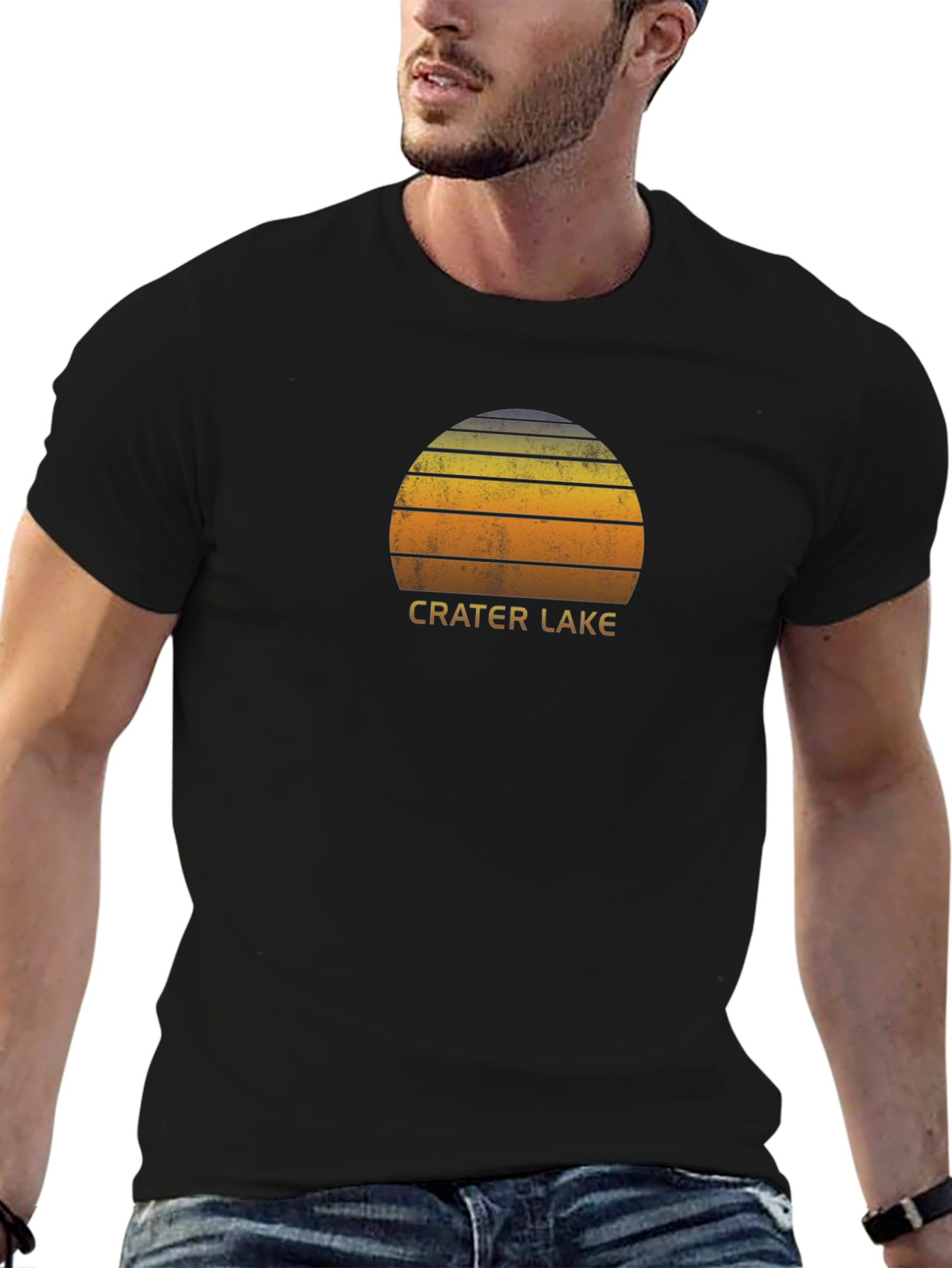 Crater Lake Sunset Graphic Tee