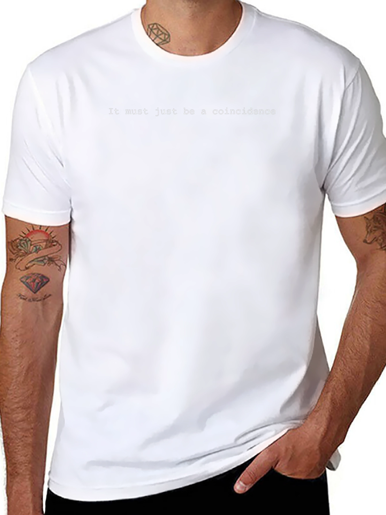 It Must Be A Coincidence Black T-Shirt