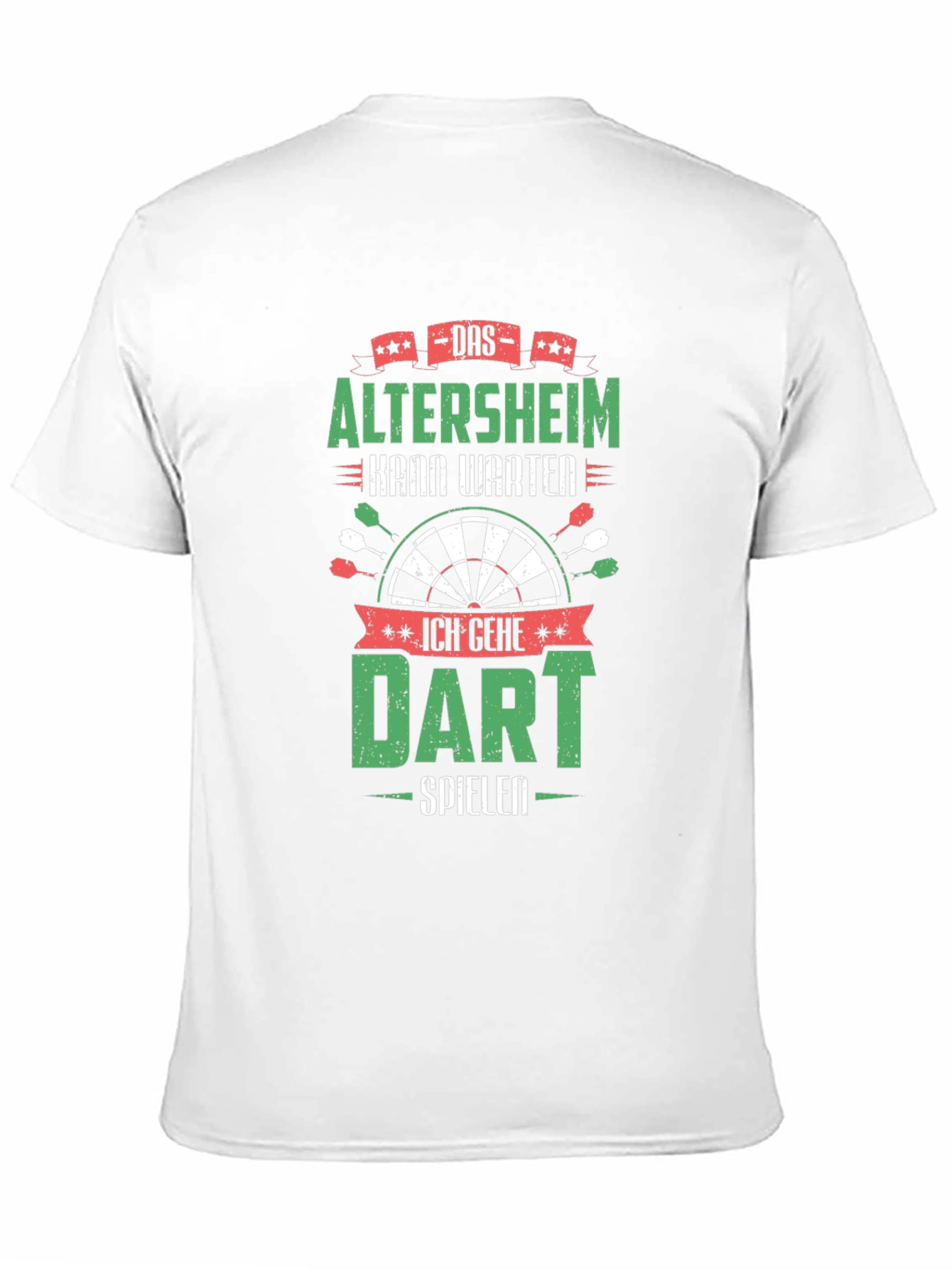 Funny Dart T-Shirt - Altersheim Kann Warten