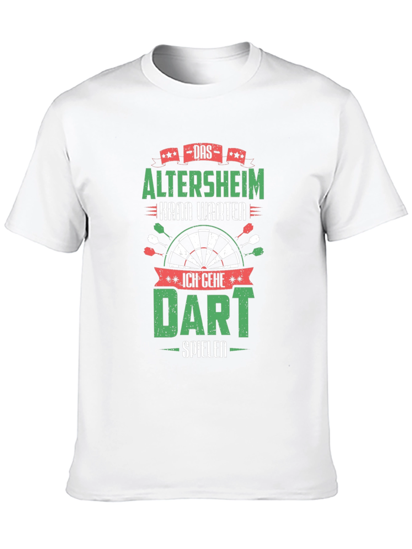Funny Dart T-Shirt - Altersheim Kann Warten