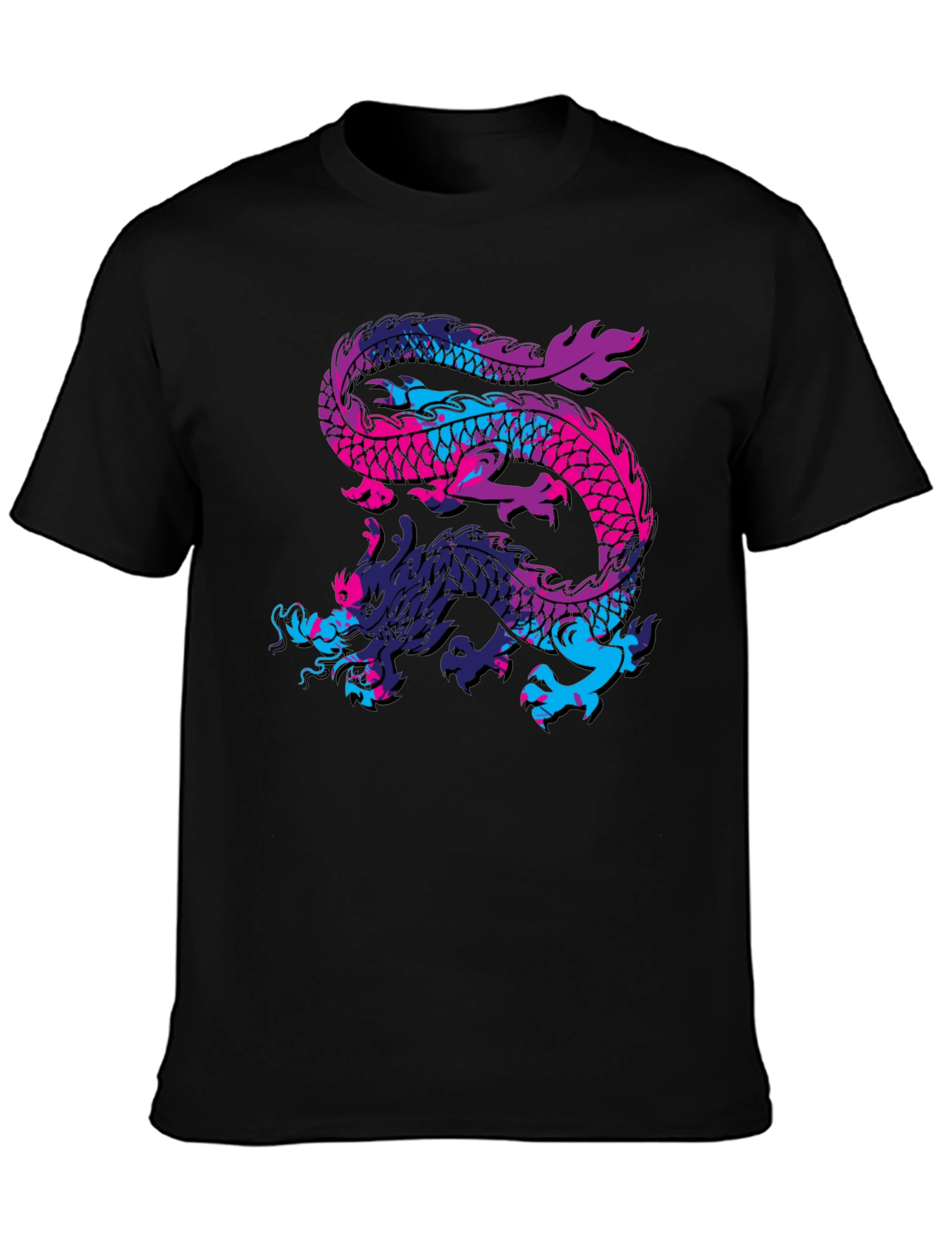 Dragon Graphic Black T-Shirt