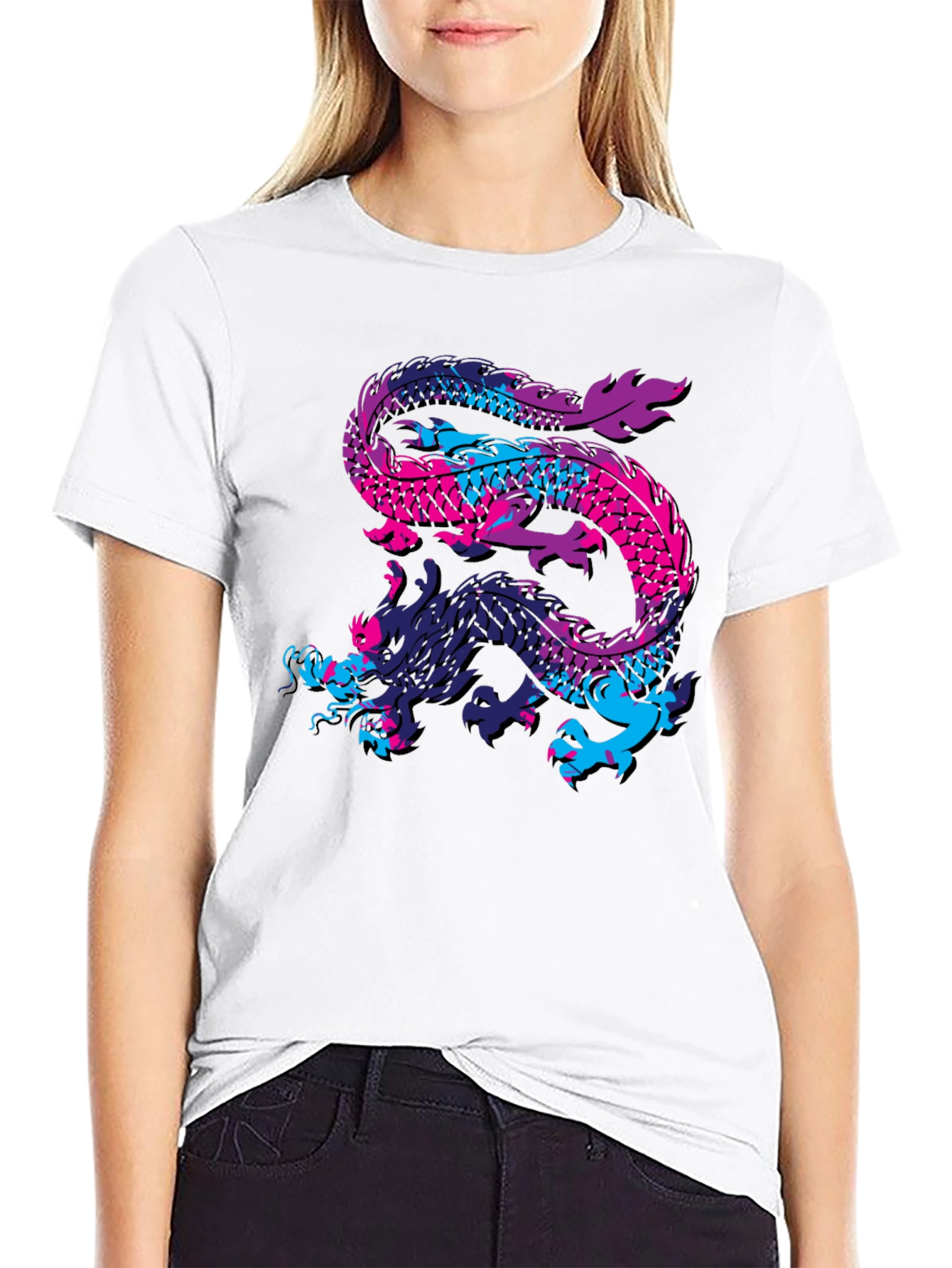 Dragon Graphic Black T-Shirt