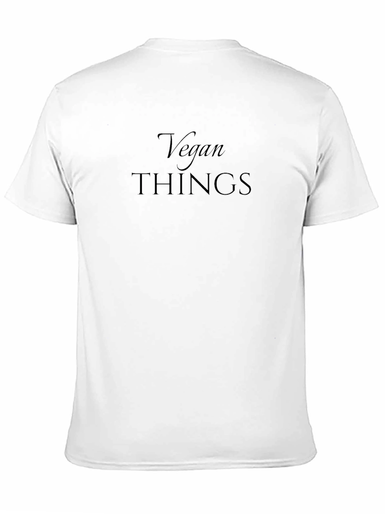 Vegan Things Black T-Shirt