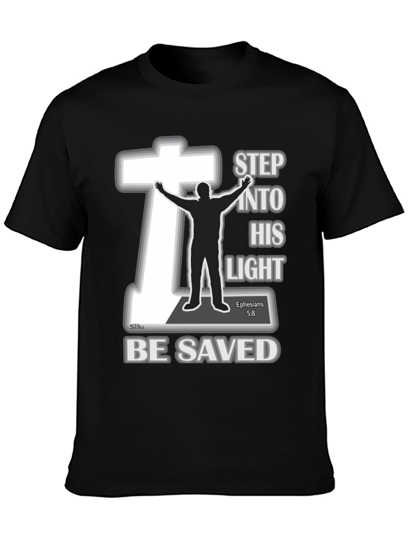 Step into His Light T-Shirt - Christian Faith Tee