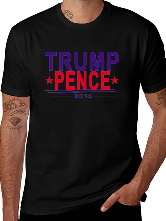 Trump Pence 2016 Graphic Print T-Shirt