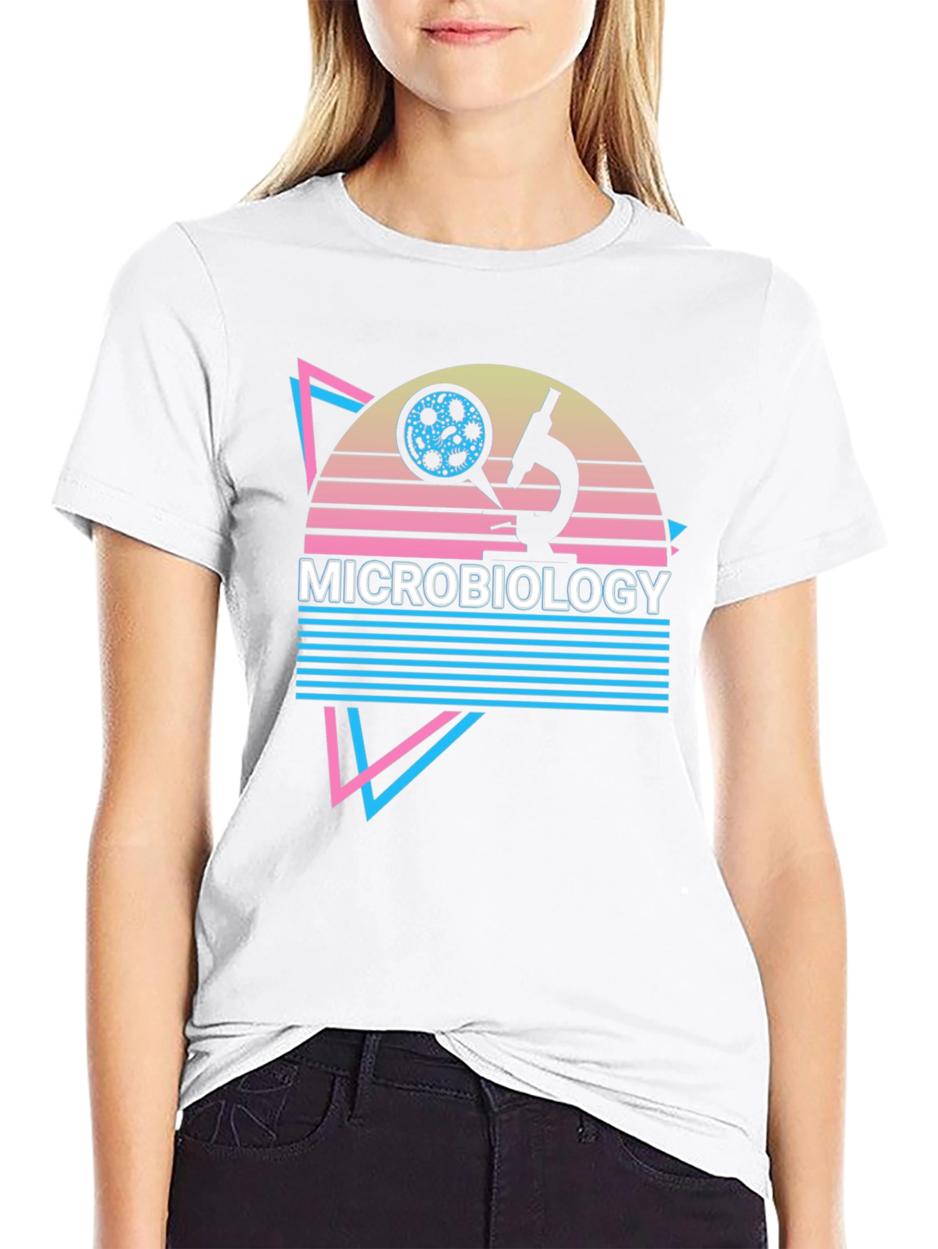 Microbiology T-Shirt Retro Style Science Tee