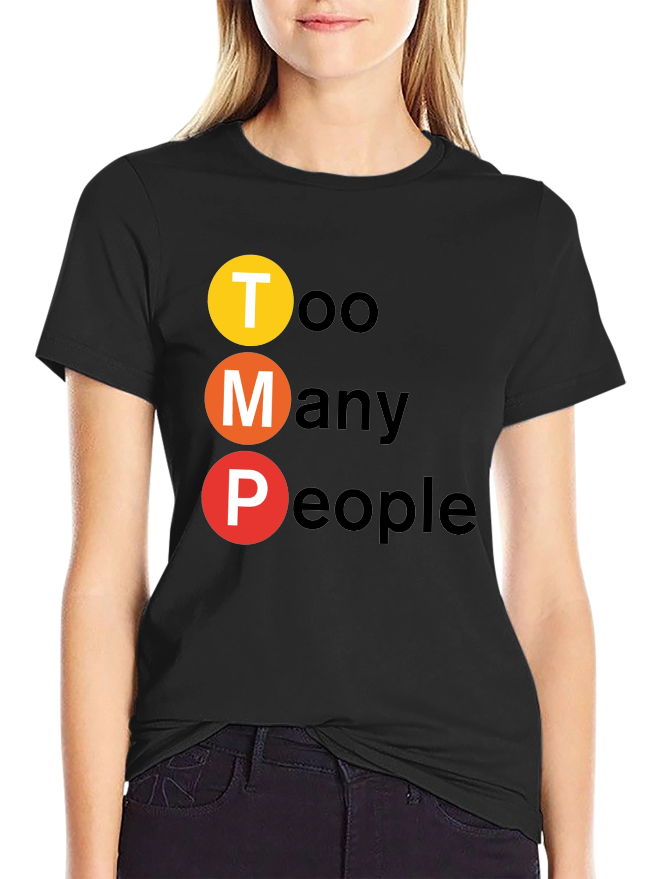 Too Many People Graphic T-Shirt
