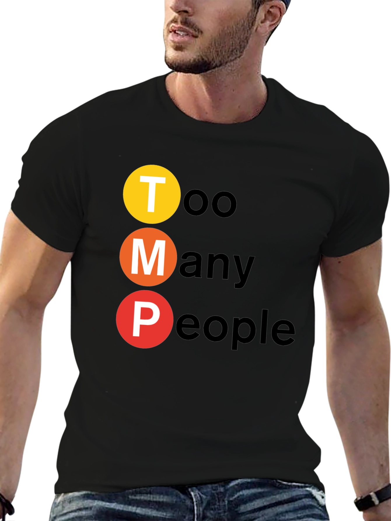 Too Many People Graphic T-Shirt