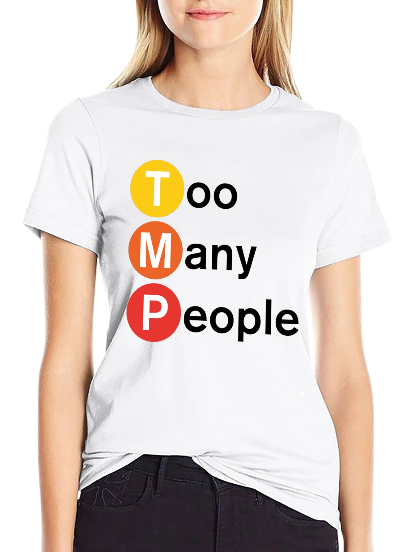 Too Many People Graphic T-Shirt