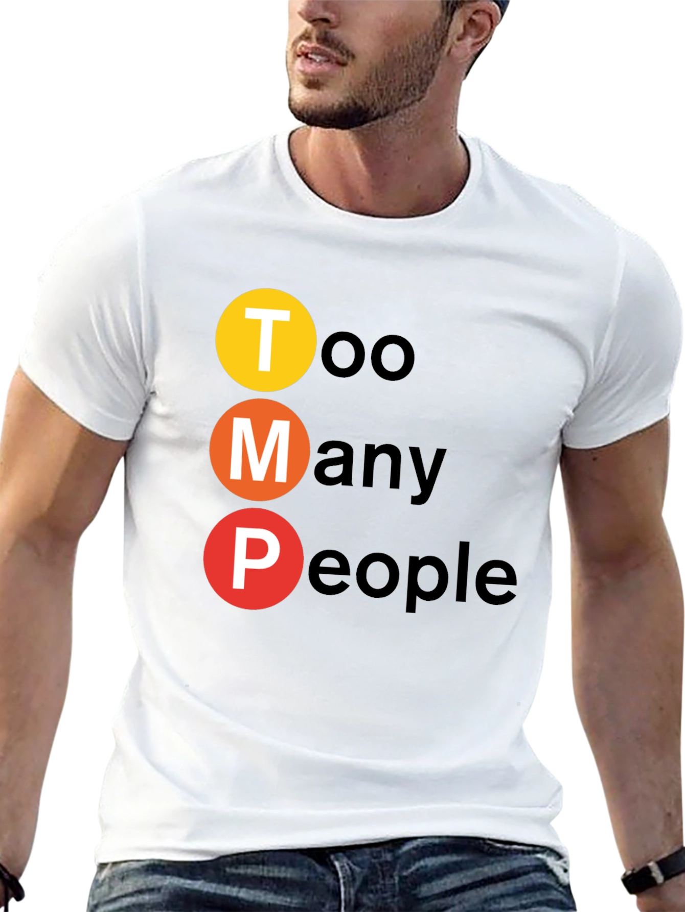 Too Many People Graphic T-Shirt