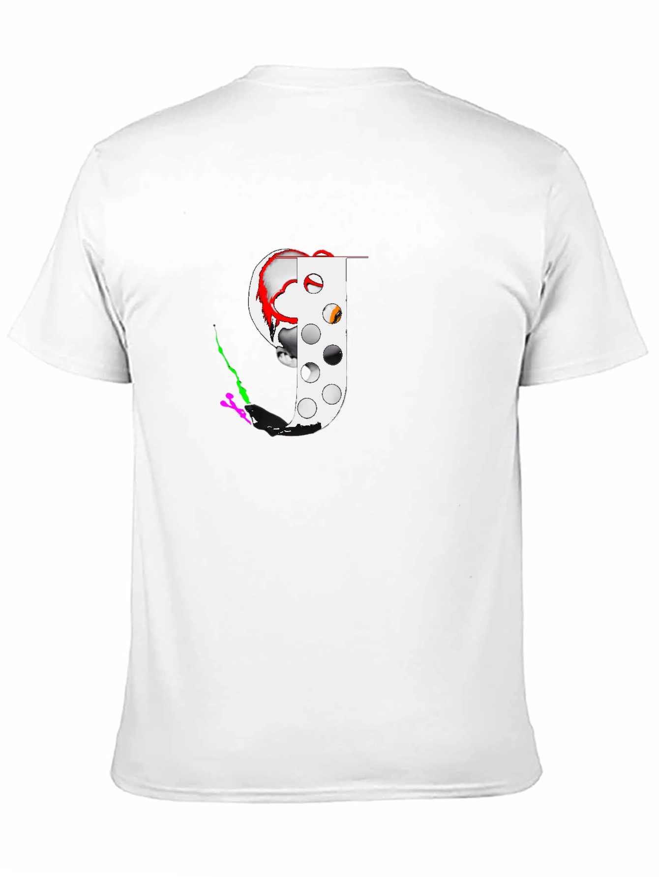 Creepy Clown Graphic Black T-Shirt