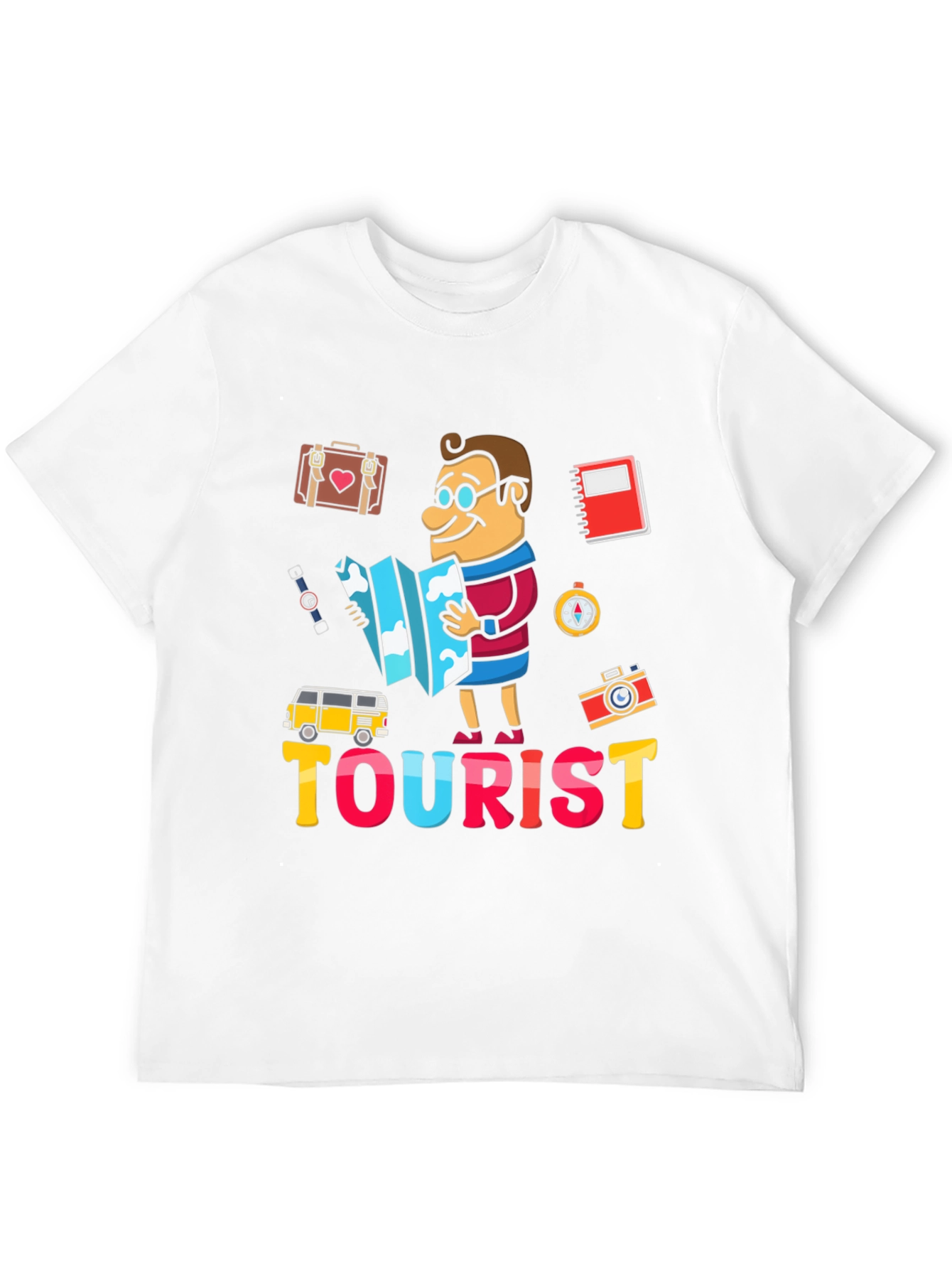 Tourist Adventure Graphic Tee