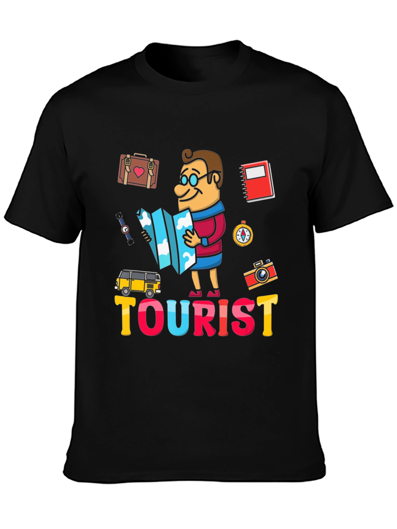 Tourist Adventure Graphic Tee