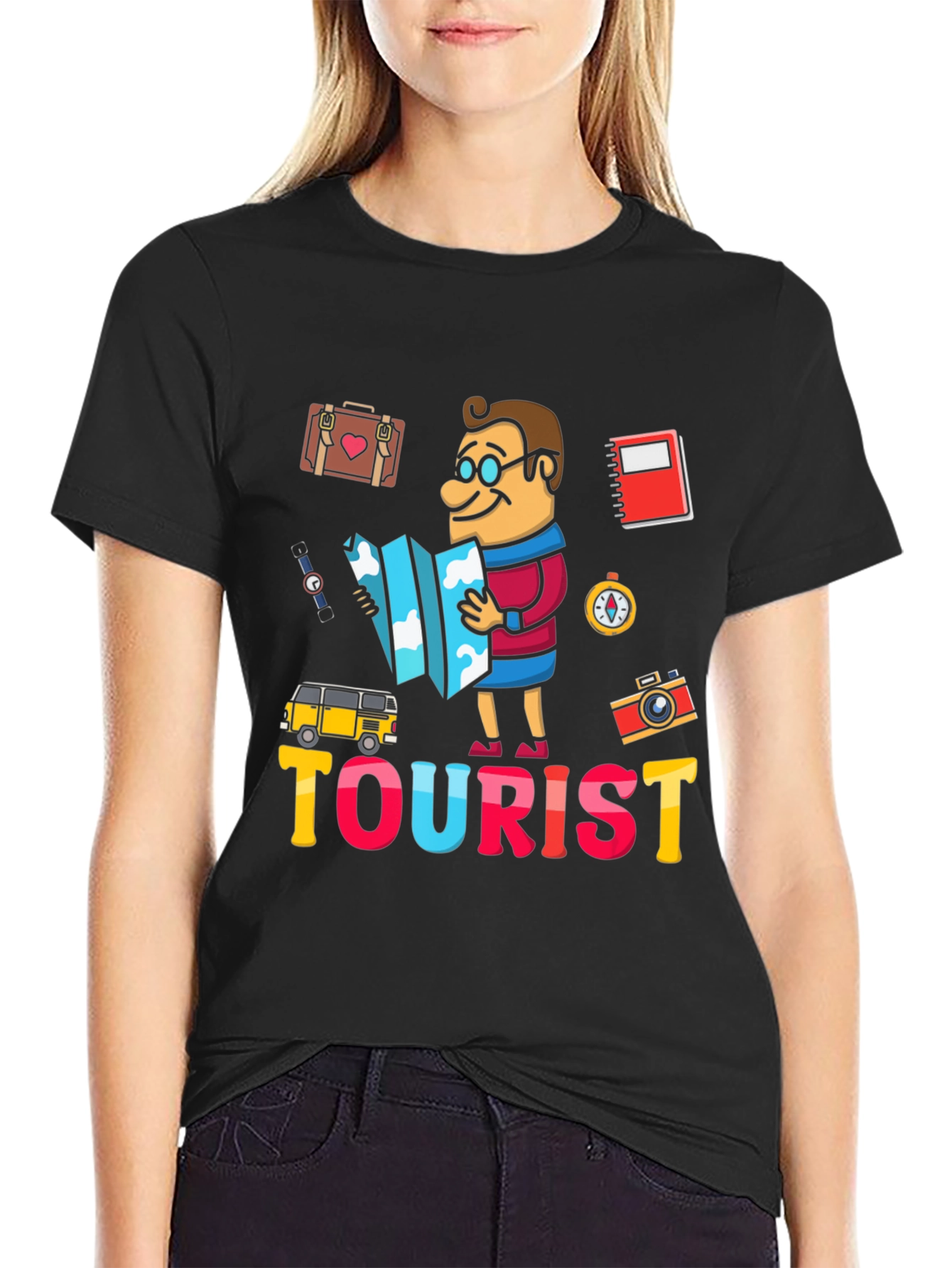 Tourist Adventure Graphic Tee