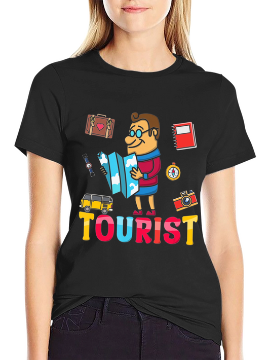 Tourist Adventure Graphic Tee