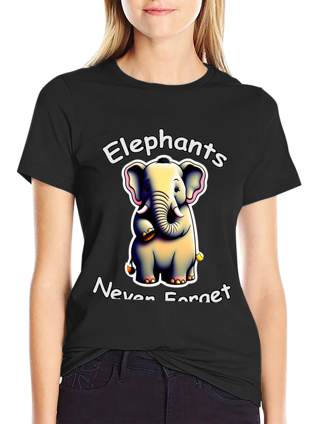 Elephant Never Forget Graphic Tee