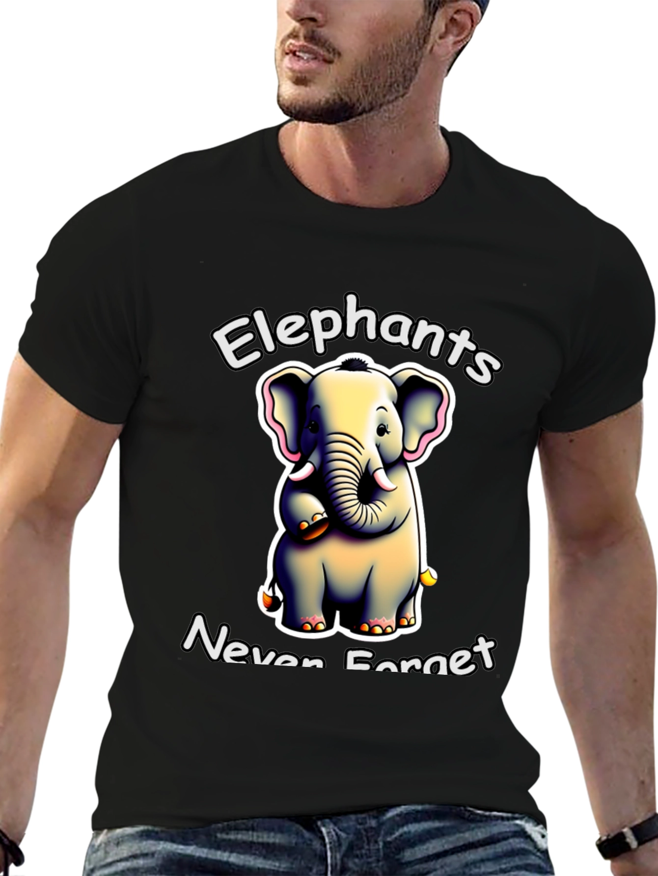 Elephant Never Forget Graphic Tee