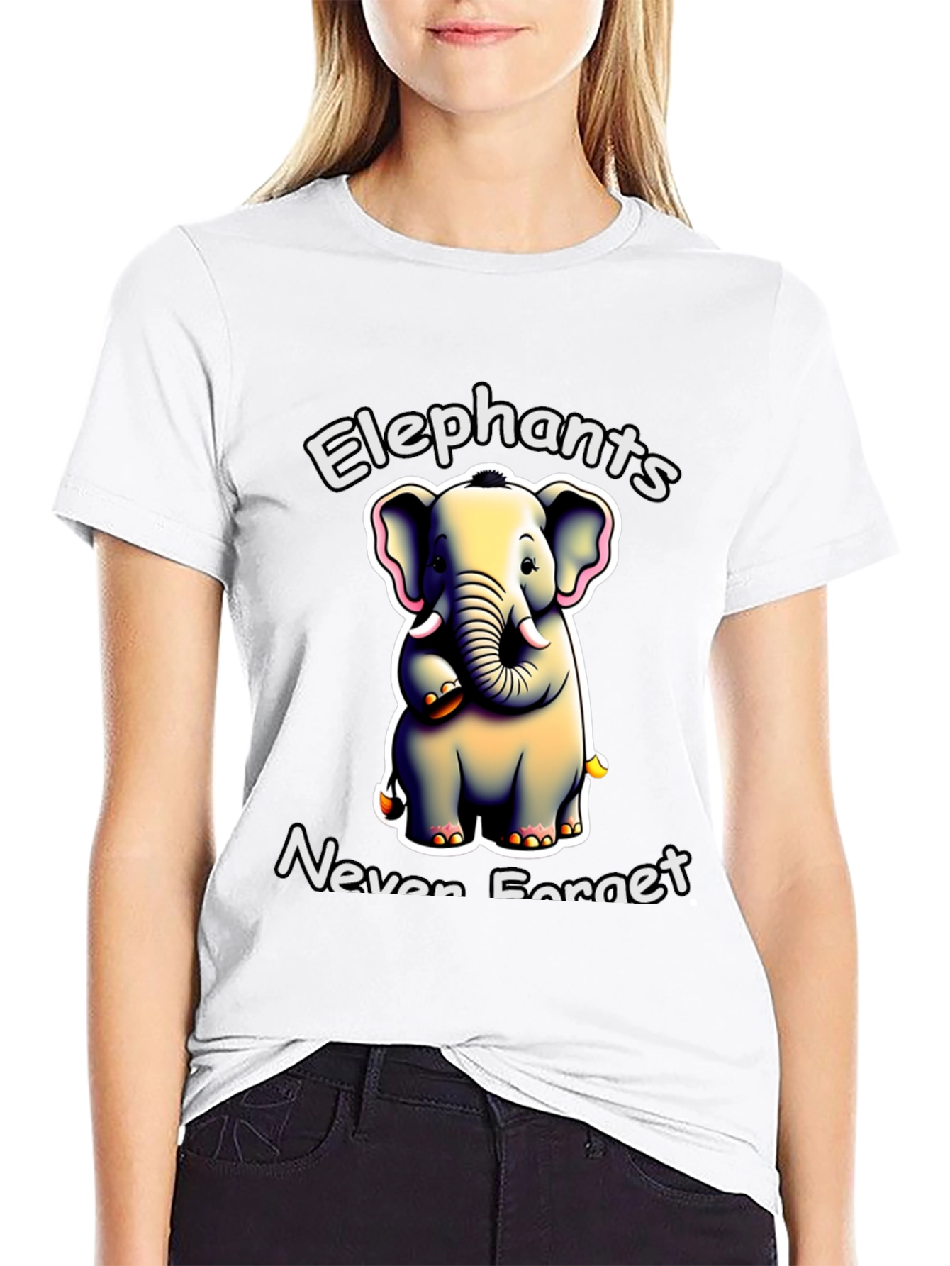Elephant Never Forget Graphic Tee