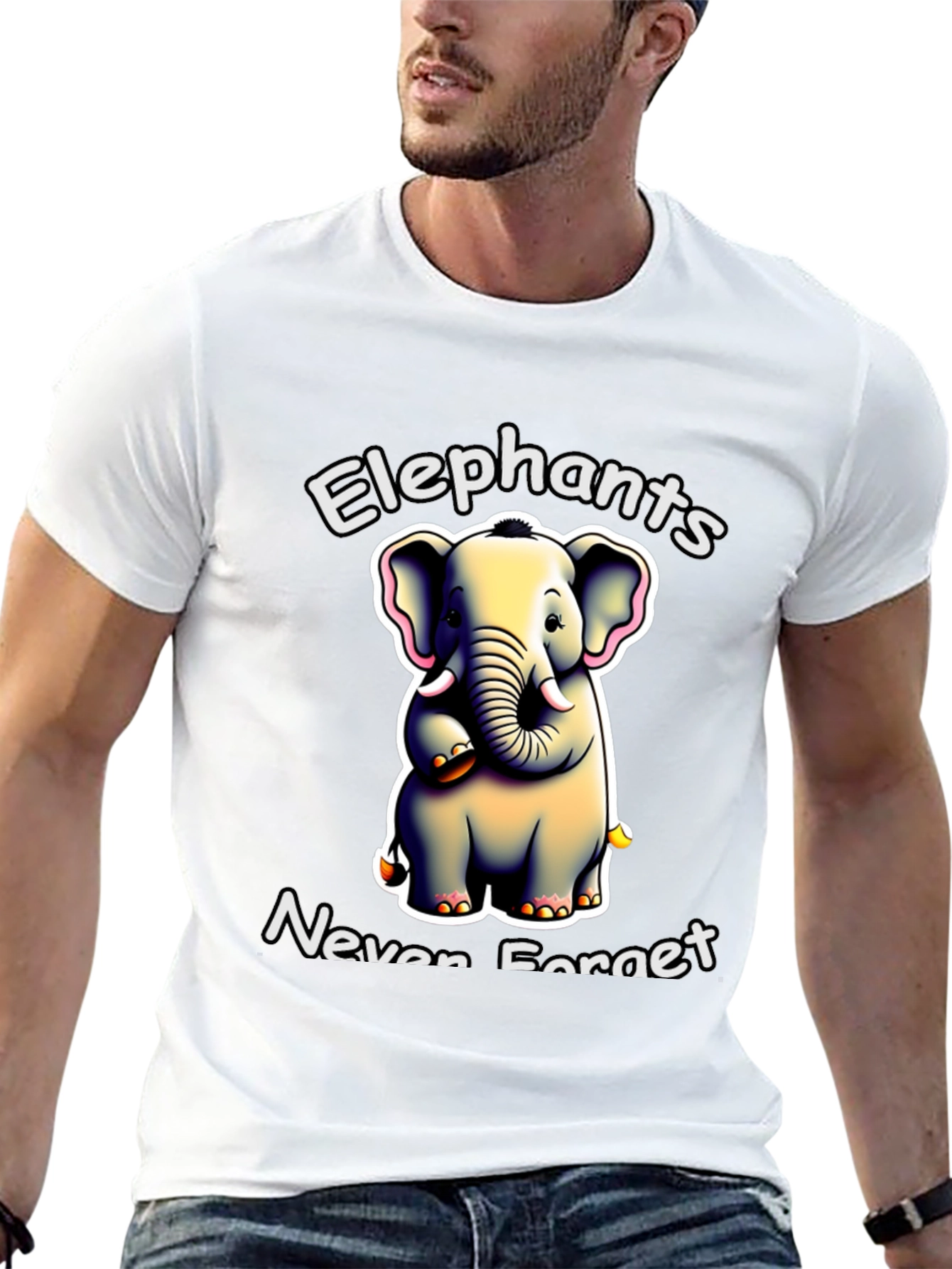 Elephant Never Forget Graphic Tee