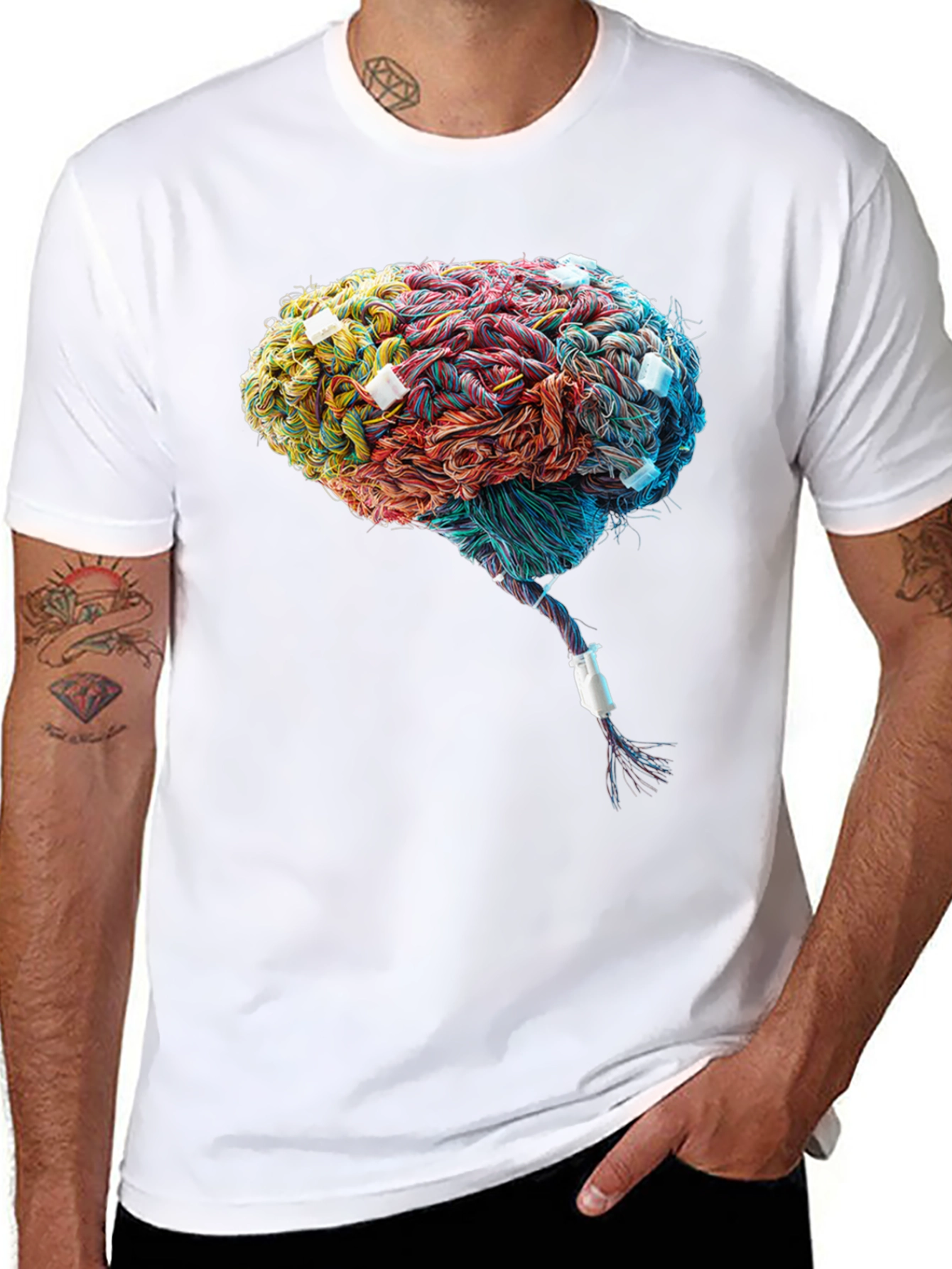 Brain Circuitry Graphic Tee