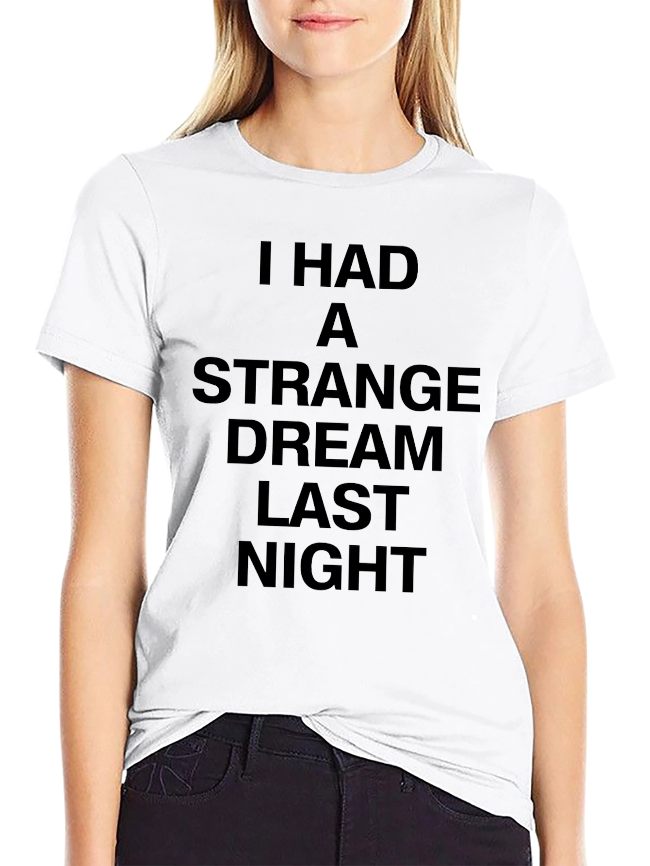 Strange Dream T-Shirt - Black Cotton Tee