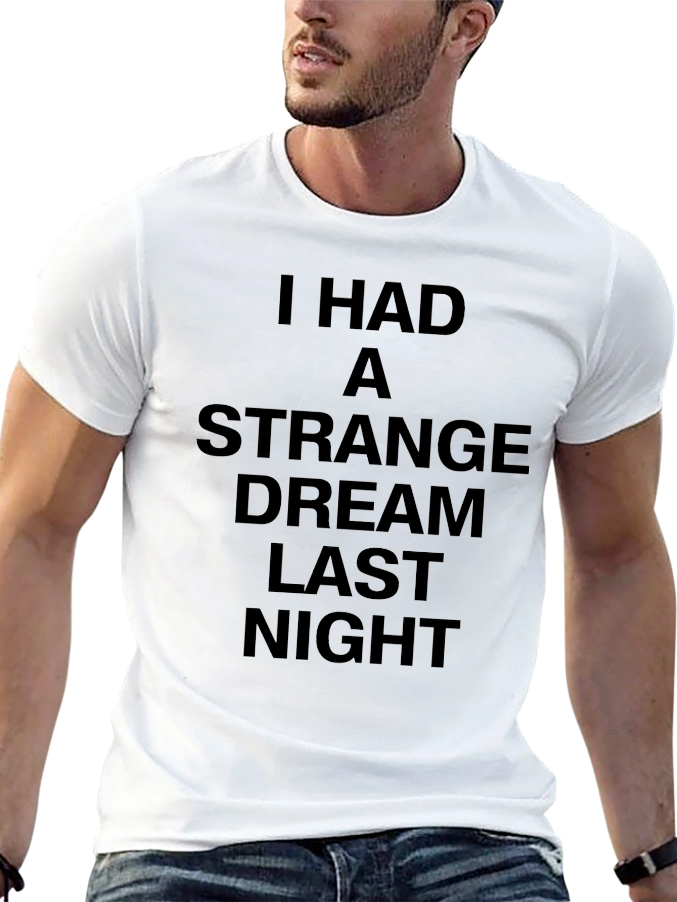 Strange Dream T-Shirt - Black Cotton Tee