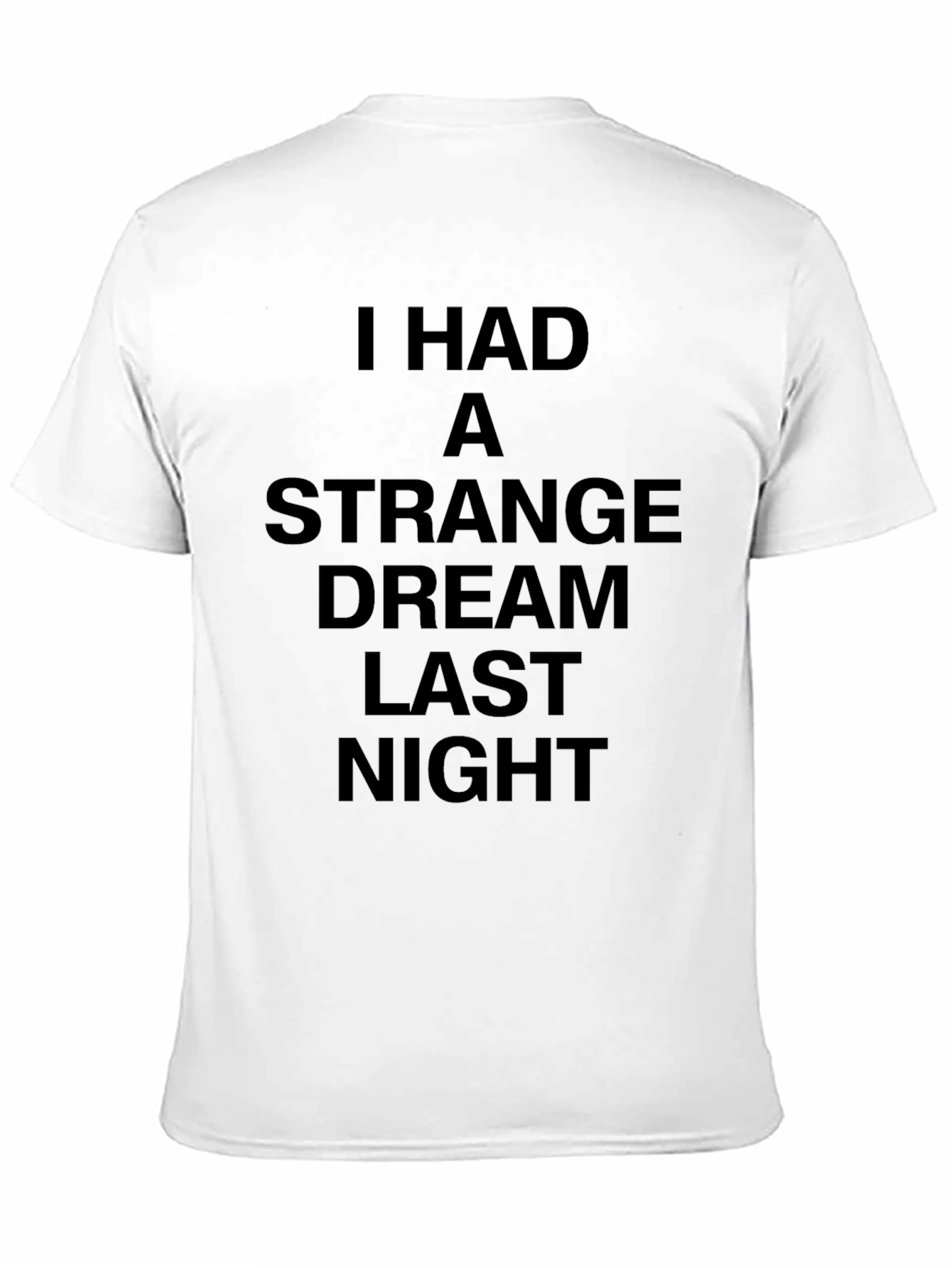 Strange Dream T-Shirt - Black Cotton Tee
