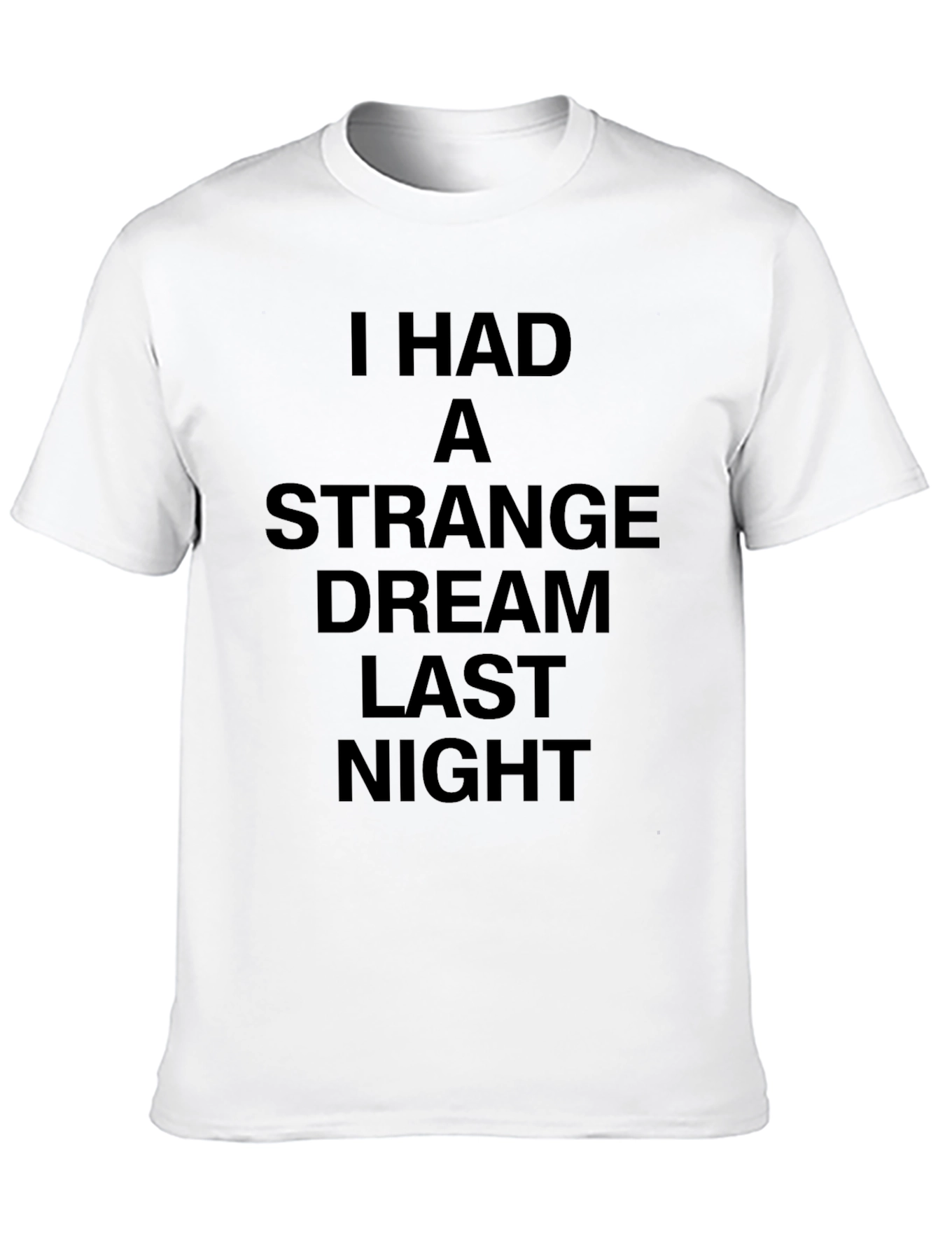 Strange Dream T-Shirt - Black Cotton Tee