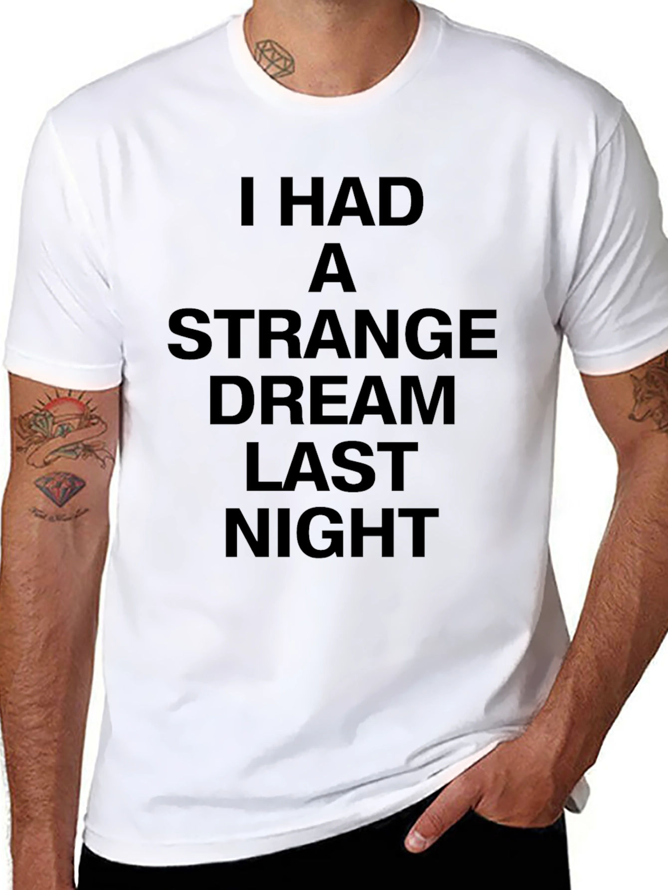 Strange Dream T-Shirt - Black Cotton Tee
