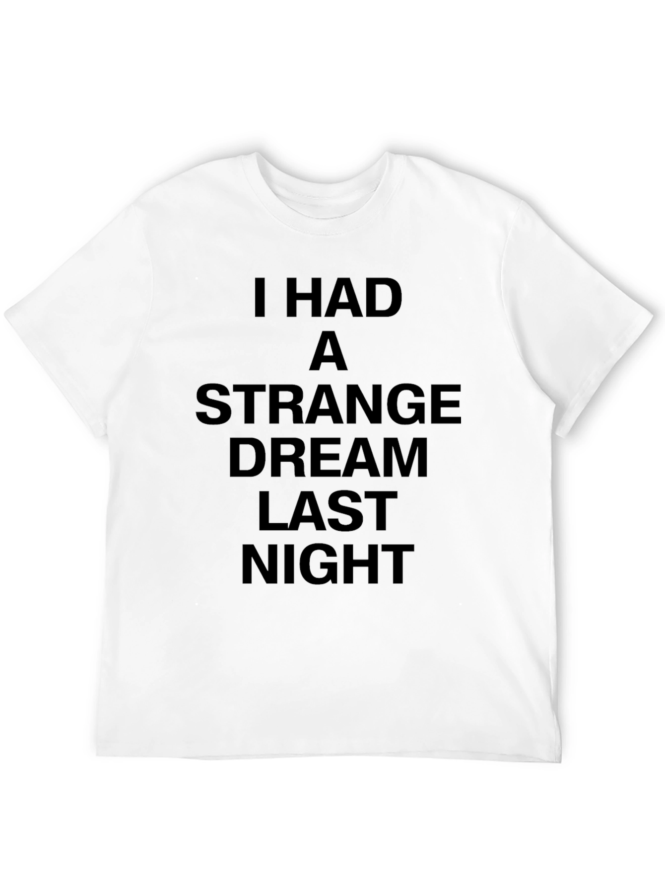 Strange Dream T-Shirt - Black Cotton Tee