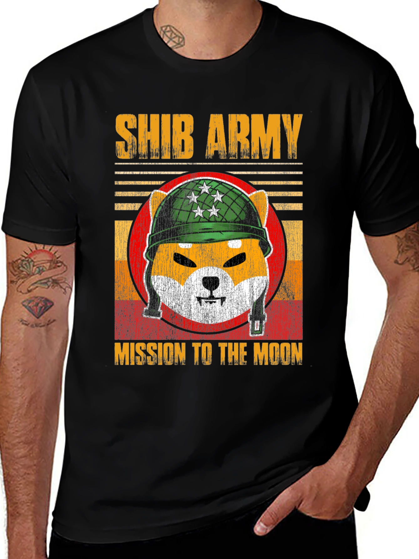 Shib Army Mission to the Moon T-Shirt