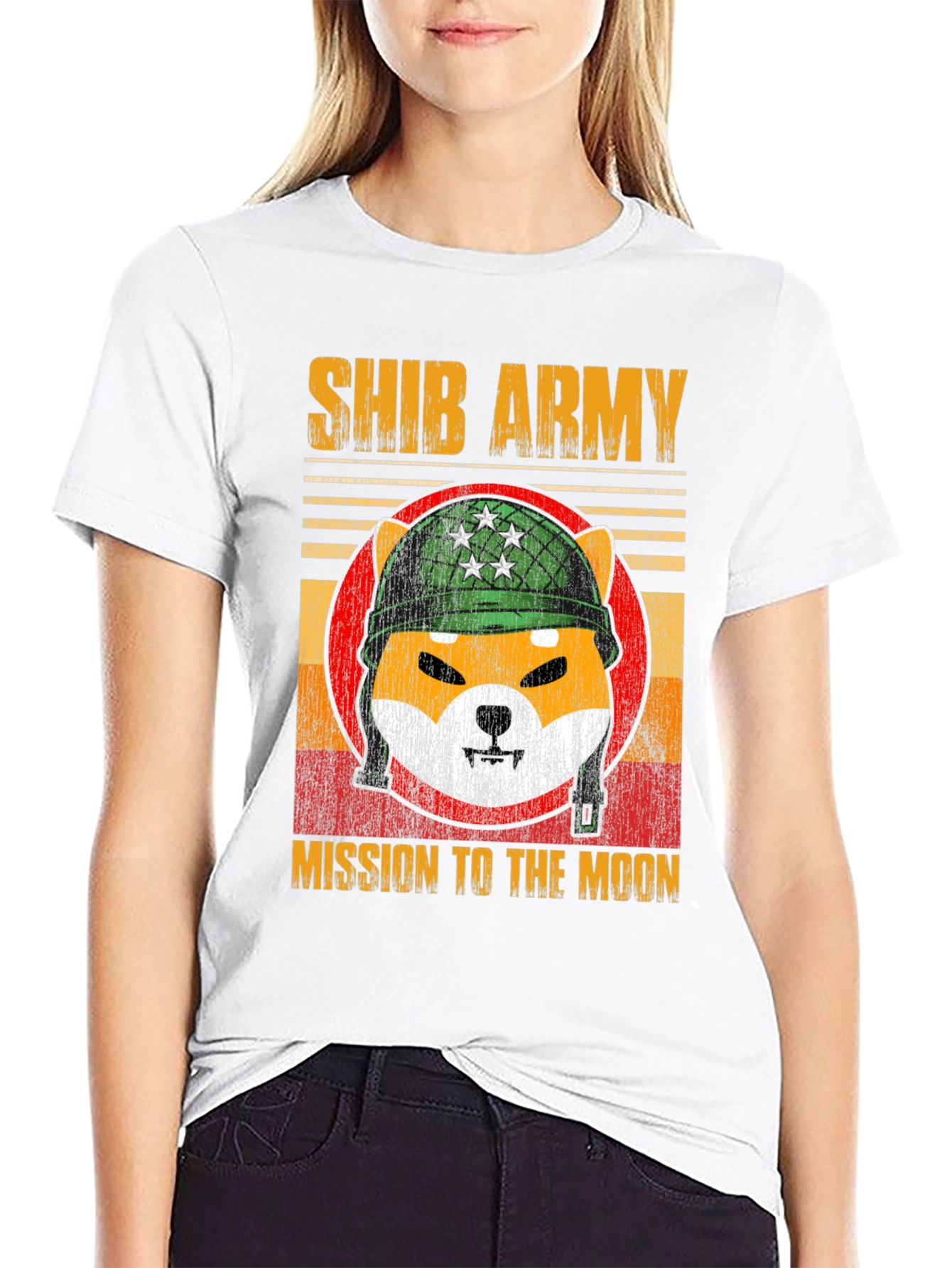 Shib Army Mission to the Moon T-Shirt